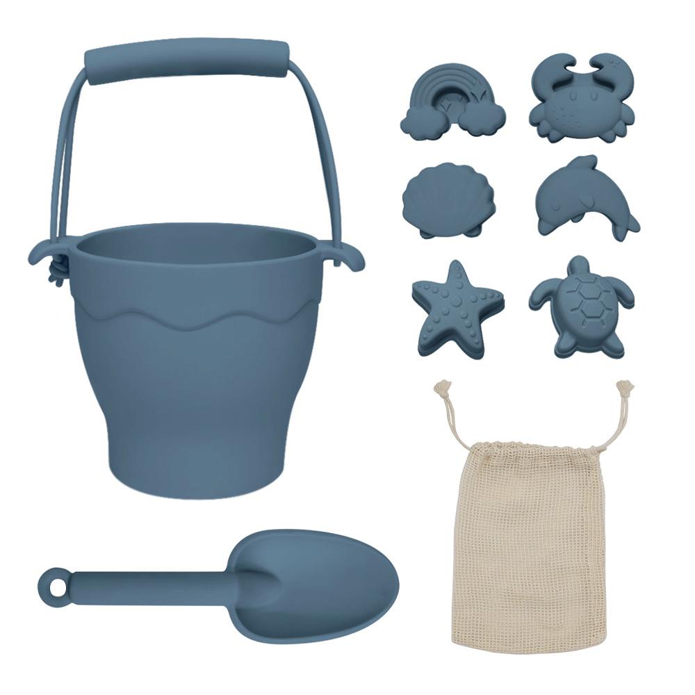 Living Textiles Silicone 8Pc Bucket & Spade Set